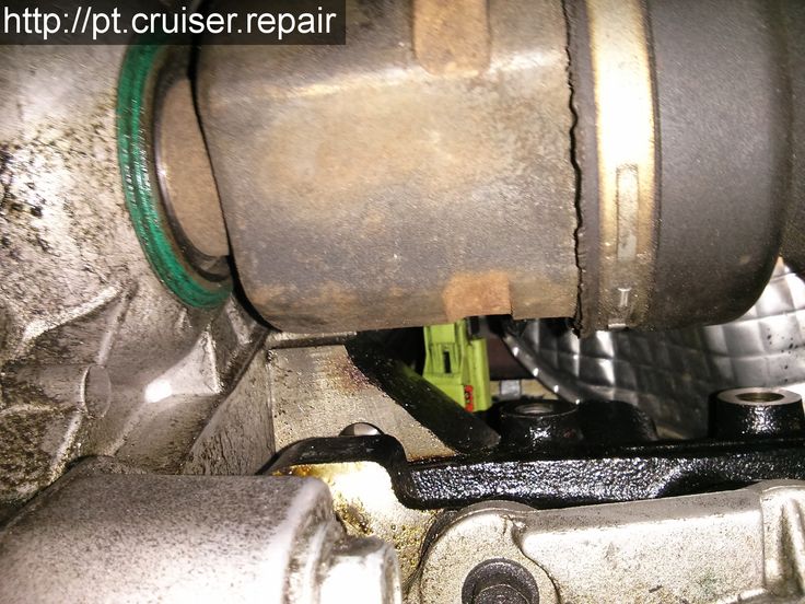 How to replace an oil pressure sensor switch on a 2005 2.4L Chrysler PT