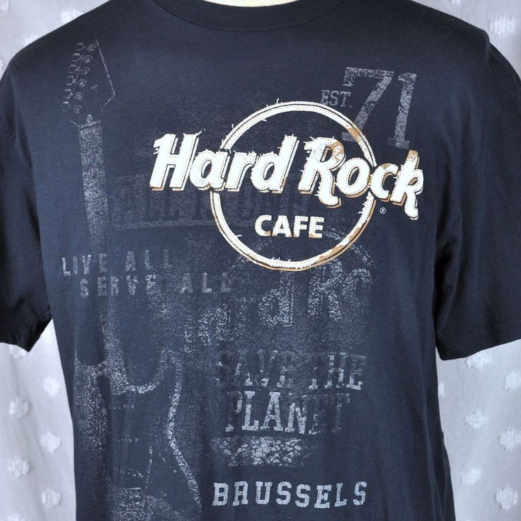 Hard Rock Cafe Brussels T Shirt Hard Rock Cafe Brussels T Shirt