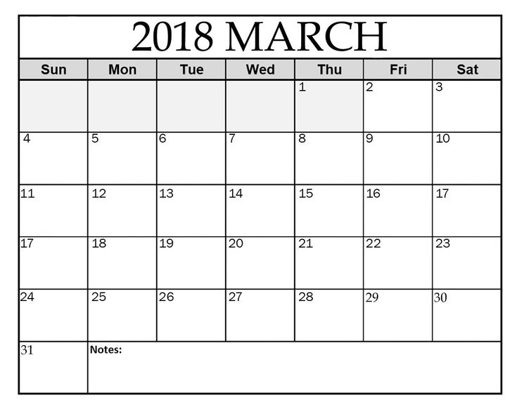 2018 March Calendar Template Free Download March 2018 Calendar Template PDF Word Excel https://sourcetemplate.com/march-2018-calendar.html
