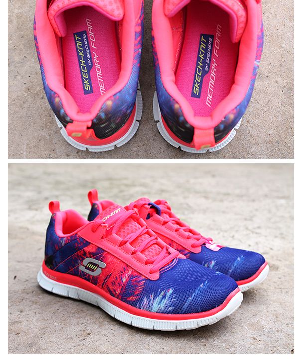 skechers sport flex appeal trade winds womens running