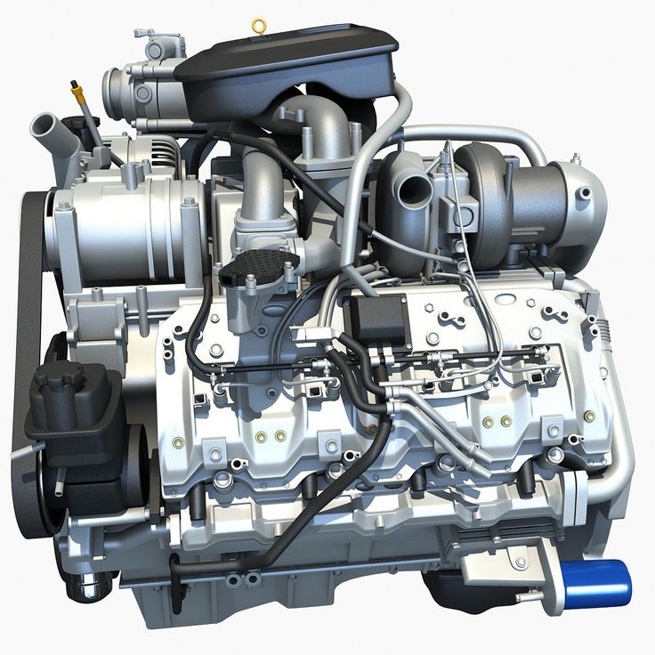 Duramax Diesel Turbo Engine Model | Duramax, Duramax diesel, Engineering