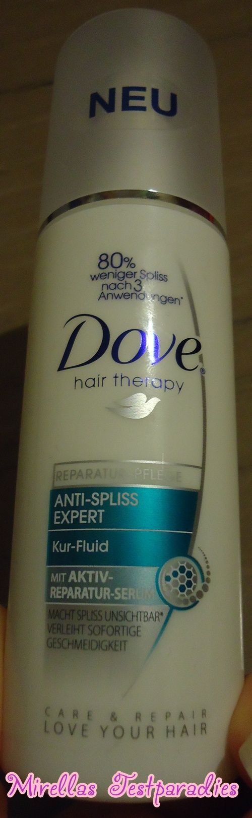 Das Dove Anti-Spliss Expert Kur-Fluid ist perfekt für mein trockenes Haar. - ...
