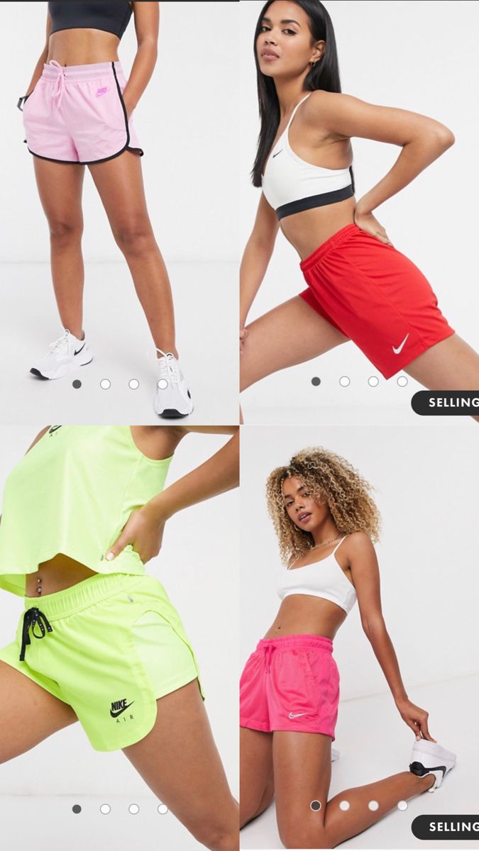 asos nike shorts womens