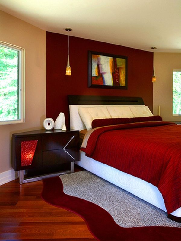 Red Bedroom Just Design Decor Standard Furniture