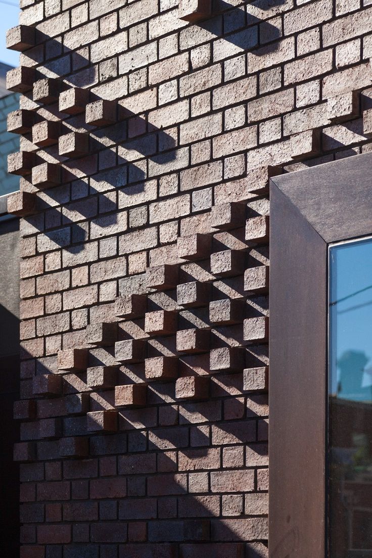 Bricks with a pattern