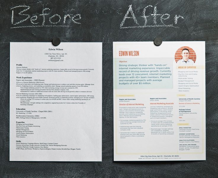 internet marketing resumes