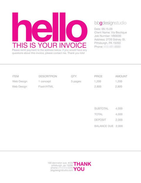 invoice like a pro design examples and best practices business invoice template design