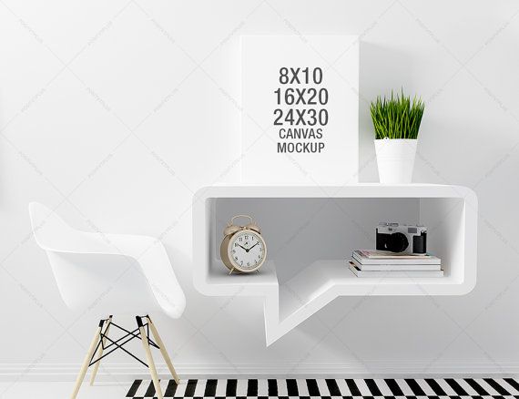 canvas photography mockup 8x10