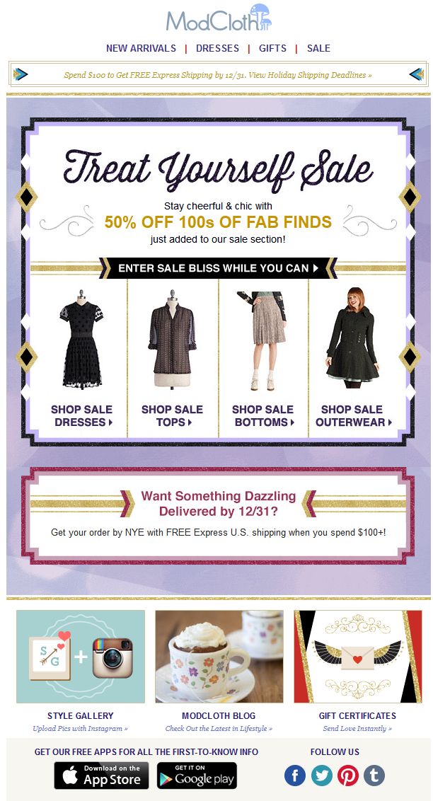 Modcloth coupon codes