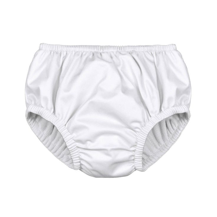 i play by green sprouts Boys/' Pull-up Reusable Absorbent Swim Diaper White 3T