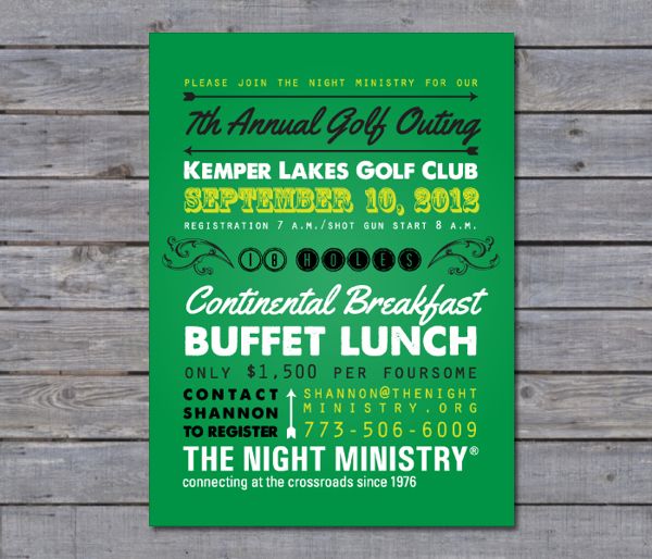 Golf Outing Flyer On Behance Golf Event Ideas Pinterest Golf