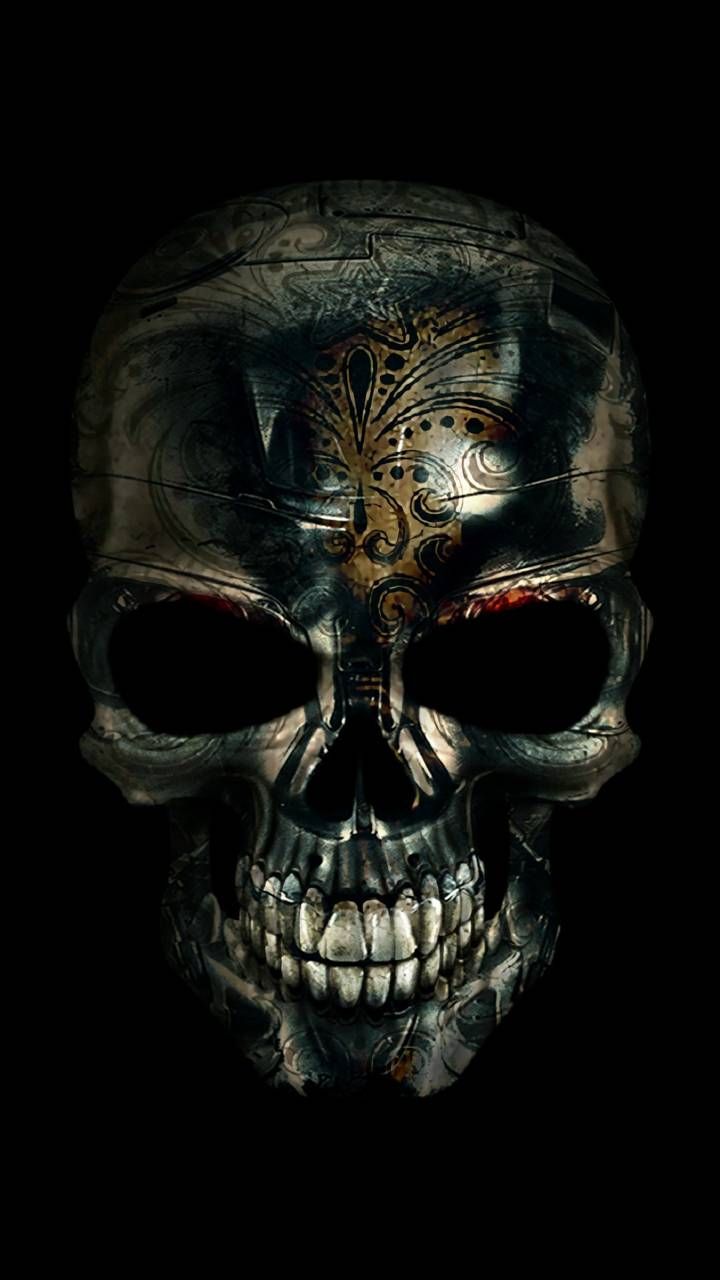 Download Goldstain Skull Wallpaper By Yergdawg 1a Free On