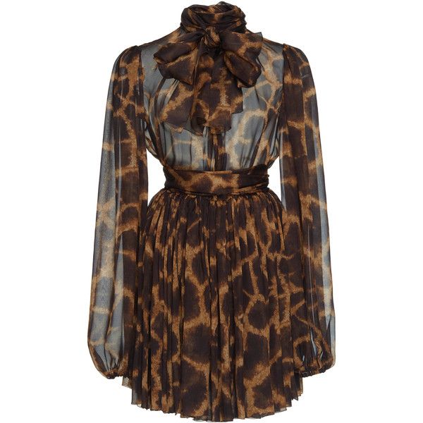 one shoulder cape mini dress in animal print