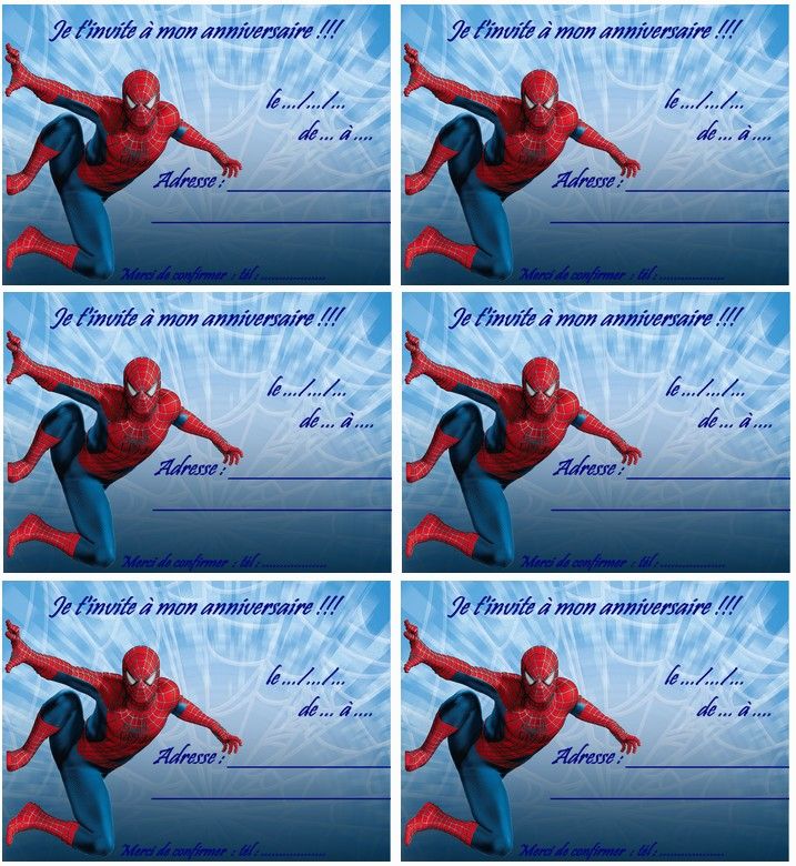 Carte Anniversaire Spiderman 2 A Imprimer Carte Invitation Anniversaire Invitation Anniversaire Invitation Anniversaire A Imprimer Carte Anniversaire Spiderman 2 A Imprimer Carte Invitation Anniversaire Invitation Anniversaire Invitation Anniversaire A Imprimer