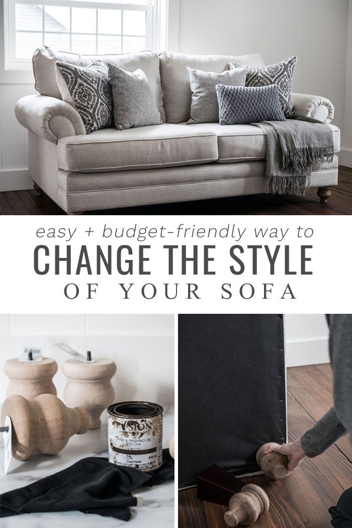 Change The Style Of Your Sofa For Less Than 30 Dining Room Rug Living Local Furniture S Living Room Sofa, How To Change Sofa Feet