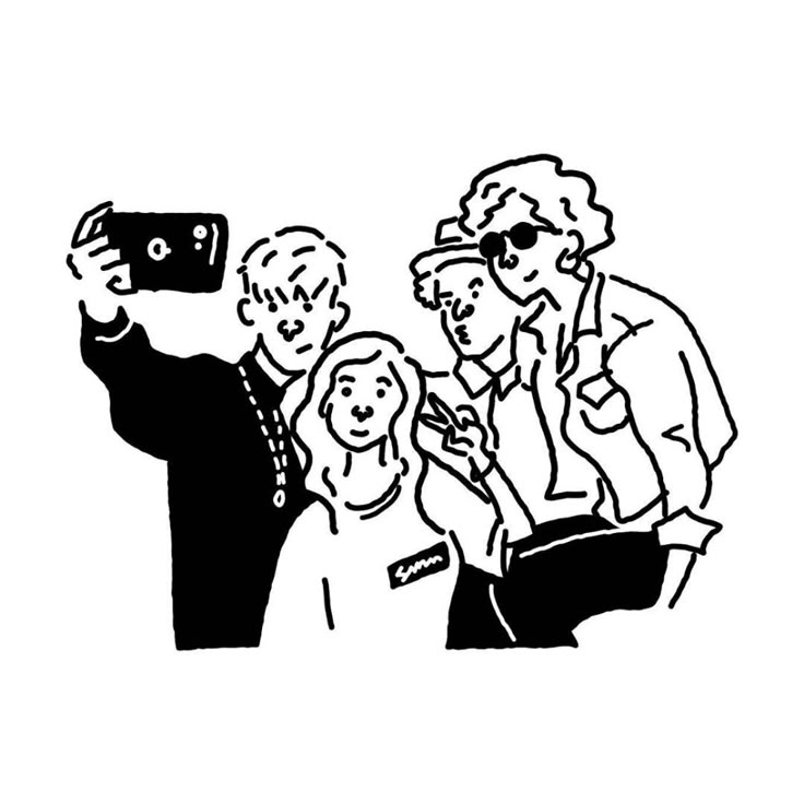 Slimlim Part Of A Series Of Illustrations For M1 Sg Via Critica Now M1 Singapore Telco Youthculture Line Art Drawings Line Art Vector Cute Drawings