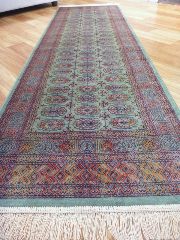 Hallway Rugs Desire Bokara Green 2 3m Free Shipping Australia Hallway Rugs Desire Bokara Green 2 3m