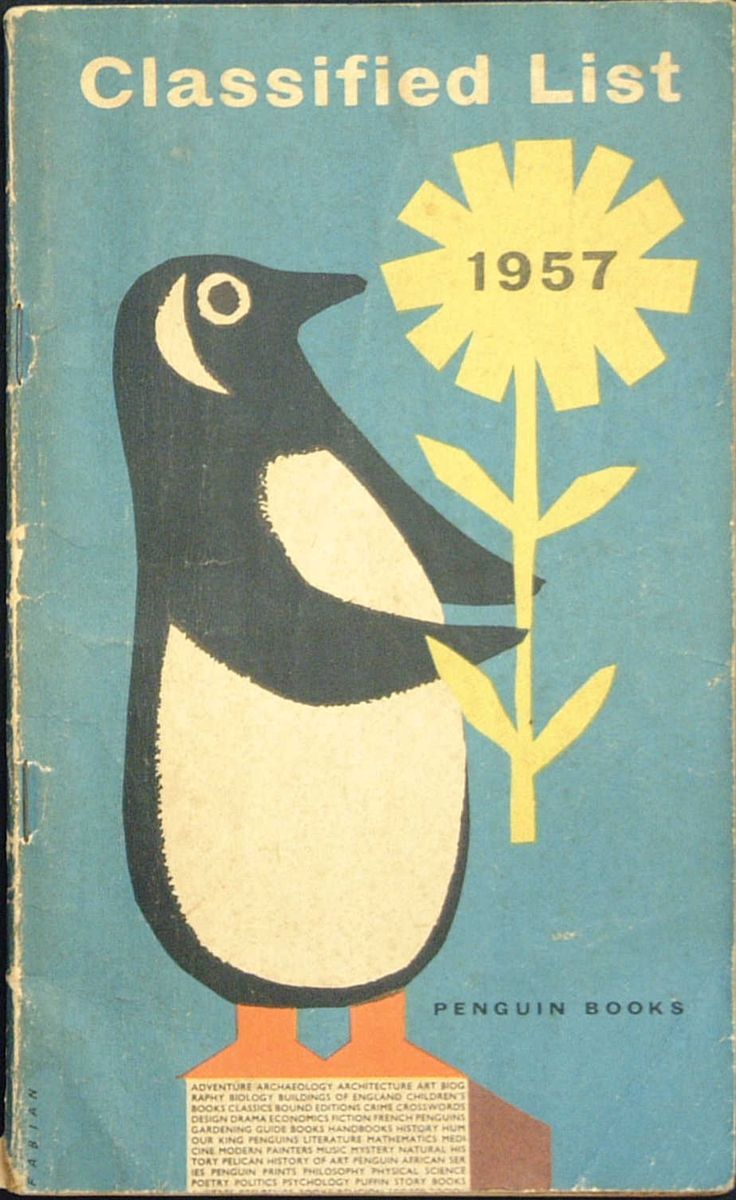 Penguin Books Classified List, 1957.