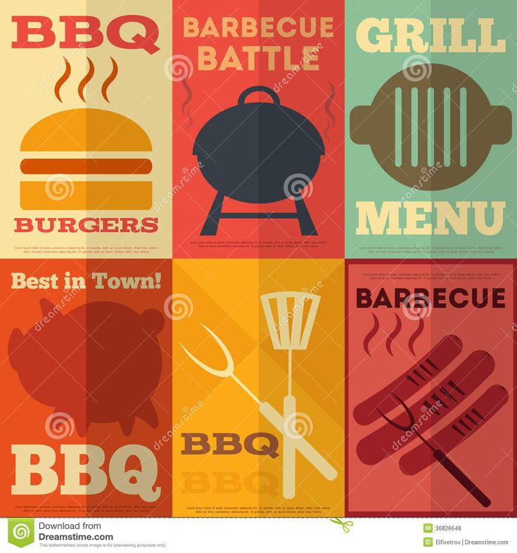 bbq poster