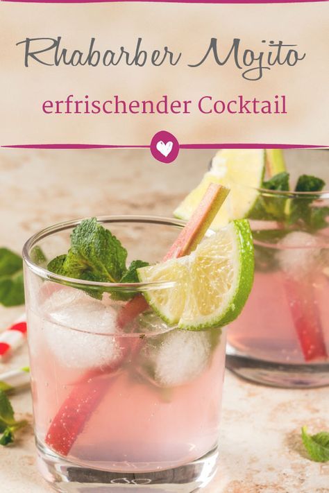 Rhabarber Mojito: Das perfekte Getränk für die Grillsaison
