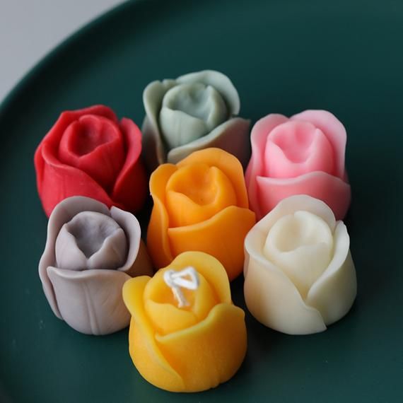 3D Candle Molds Pillar Silicone Soap Mold Tulip DIY Craft Handmade Wax Mould