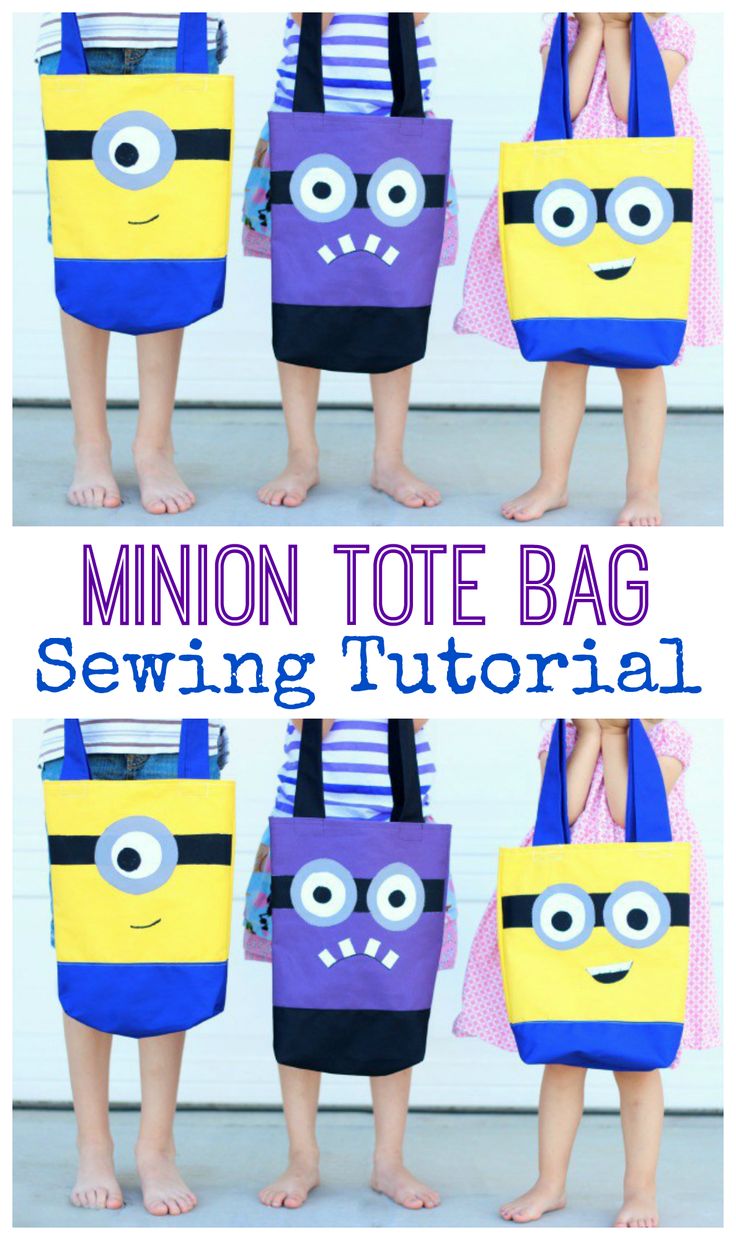 DIY Minion Tote Bag Sewing Tutorial: Make Your Favorite Minion