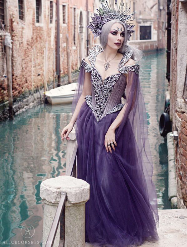 Ladies Baroque Beauty Masquerade Costume Halloween Womens Fancy Dress Outfit New