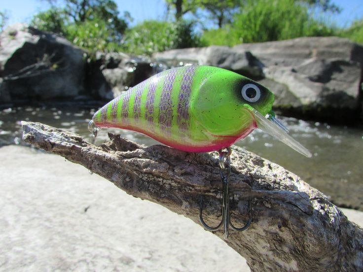 Custom painted 2.5 square bill crankbait CRAW