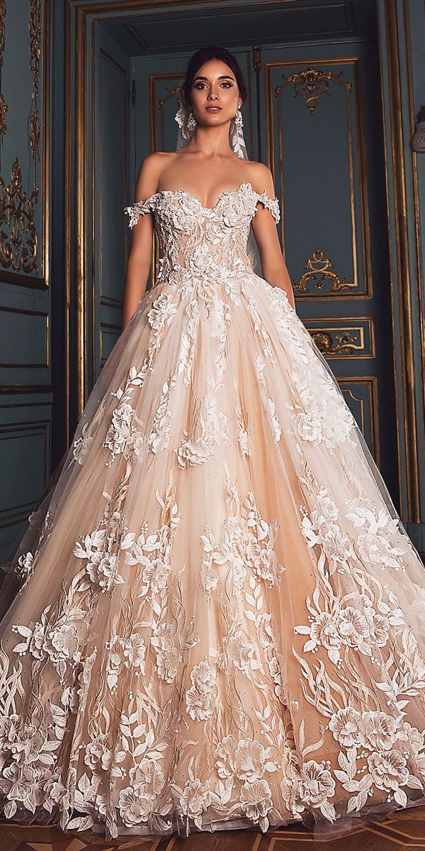 24 Top Wedding Dresses For Bride ❤️ top wedding dresses ball gown off the sh...