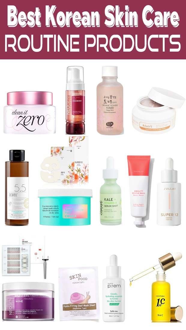 Best Korean Skin Care Routine Products 2020 In 2020 Korean