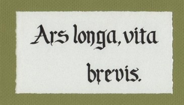 art is long life is short LearningLatin Latin phrases art is long life is short LearningLatin Latin phrases