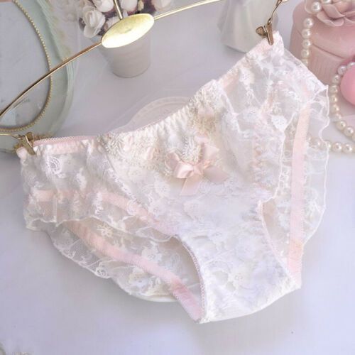 New Japanese Cute Lolita Mori Girls Panties Sweet Lace Underpants Mesh Underwear New Japanese Cute Lolita Mori Girls Panties Sweet Lace Underpants Mesh Underwear