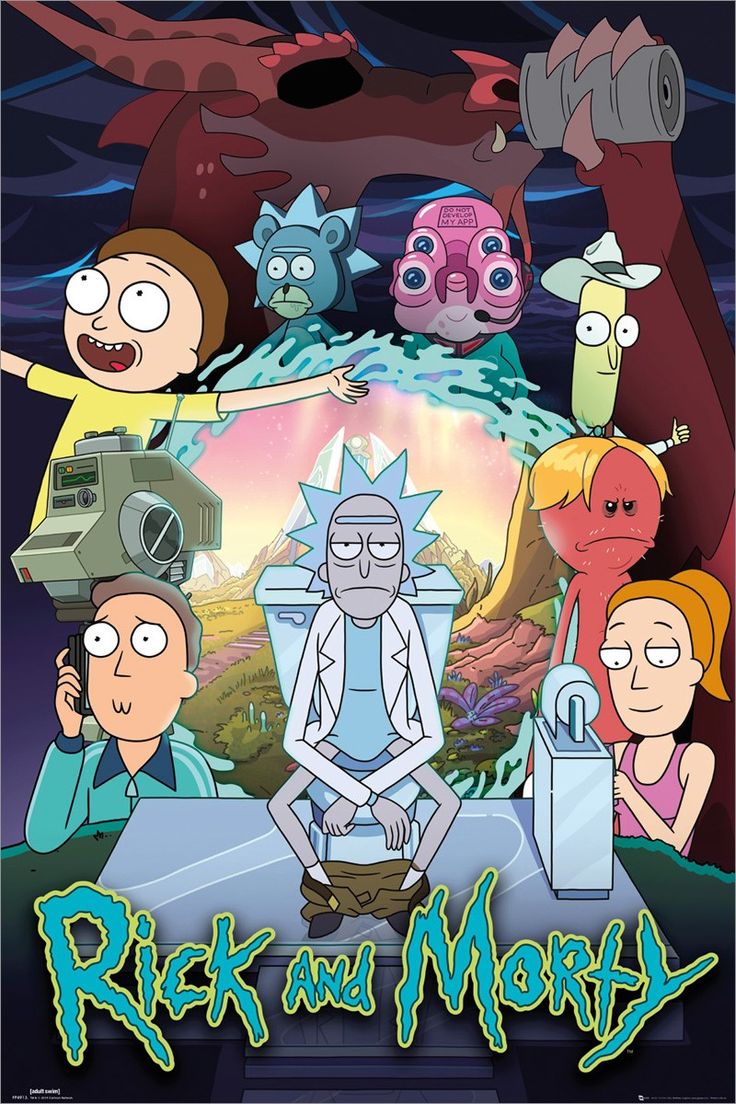 Rick Morty Season 4 Poster Rick And Morty Poster Rick And Morty Characters Rick And Morty Image