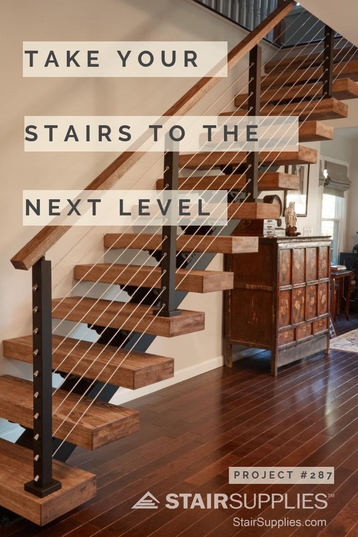 Stairsupplies floating stairs elevate the look of your home theyre both classy and sleek floatingstairs staircases stairs staircaseideas