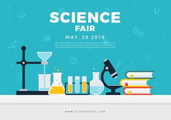 science fair poster banner element tables science fair poster