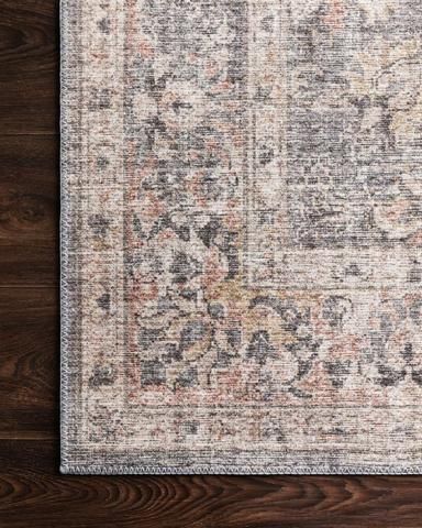 Loloi II Skye SKY-01 Grey/Apricot Area Rug - Incredible Rugs and Decor