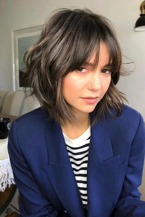 angular bob hair