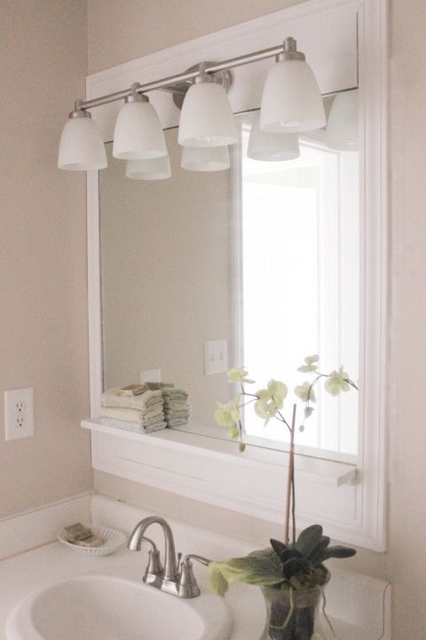 Bathroom Mirror Makeover Pinterest best 25+ mirror border ideas on pinterest | tile around mirror Bathroom Mirror Makeover Pinterest best 25+ mirror border ideas on pinterest | tile around mirror