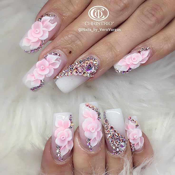 Best 10+ 3d Nails Ideas On Pinterest Rhinestone Nail Designs, 3d These nails are so neat. - Best 10+ 3d Nails Ideas On Pinterest Rhinestone Nail Designs, 3d