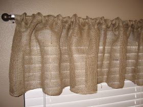 Graceful Little Honey Bee 1 Hour Burlap Kitchen Curtains Tutorial Graceful Little Honey Bee 1 Hour Burlap Kitchen Curtains Tutorial