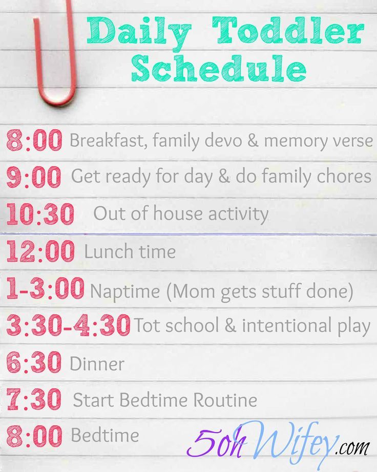 daily toddler schedule and routine with tot school and toddler bedtime routine chart