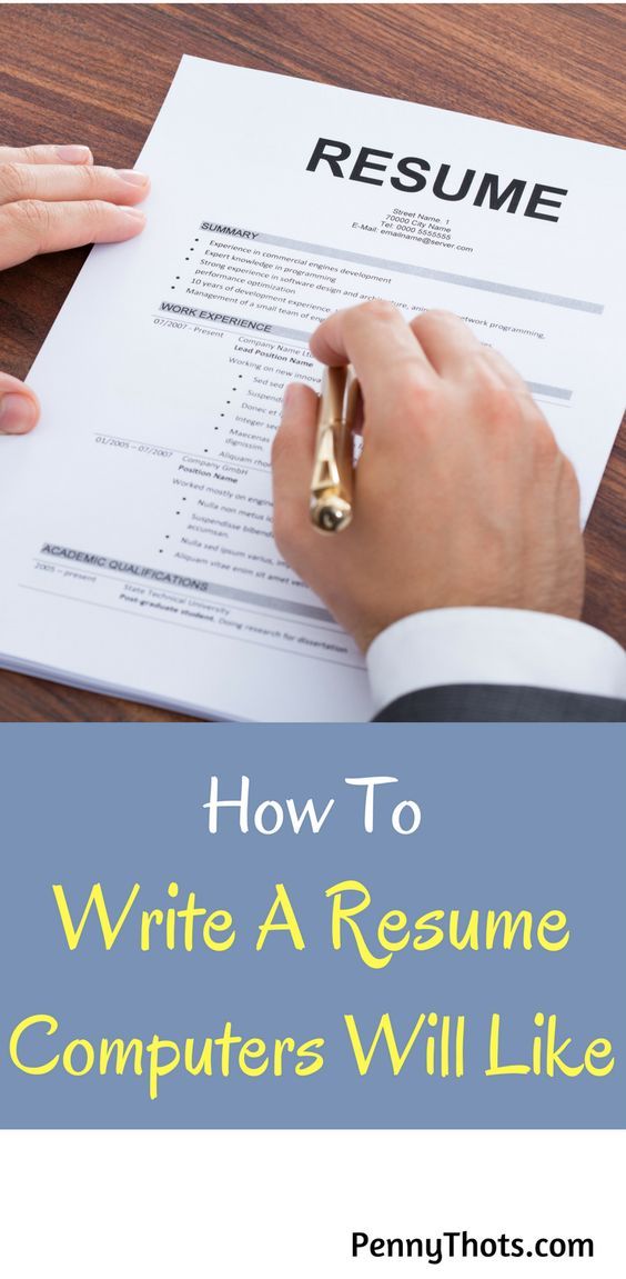 How To Write A Resume For Computers. Once I learned the tricks to write a smarter resume, I started getting callbacks for interviews. Thanks for these tips! via @jondulin