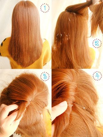 The 23 Best Hairstyles Images On Pinterest Elegant Twist Updo Diy Tutorial With Step By Instructions And Explanations On The Cabbeet