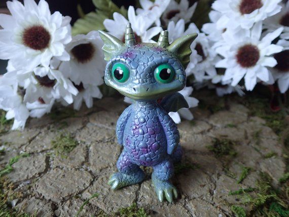 Miniature FAIRY GARDEN Standing Dragon Figurine