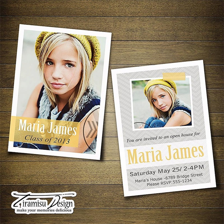senior announcement templates