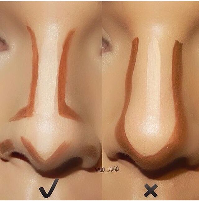Dos and don'ts of nose contour