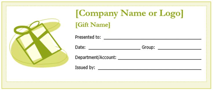 Create a Gift Certificate with These Free Microsoft Word Templates: Free Gift Certificate Templates at WordTemplates.org