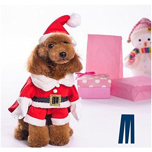 Mikayoo Christmas Costumes For Small Dog Medium Dog Or Cat Santa