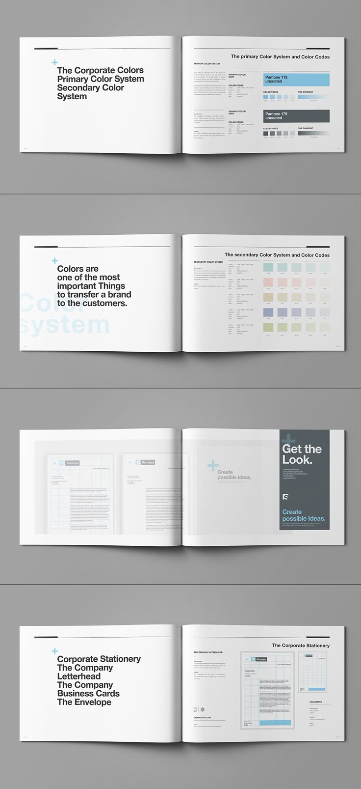 Inspiratie Huisstijlboek Corporate Branding Pinterest Brand Manual Adobe Indesign And Style Guide Template Indesign