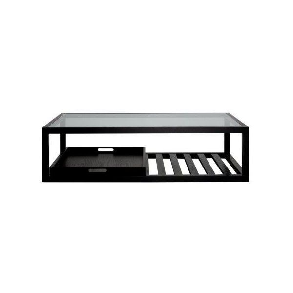 Ambassador Coffee Table With Tray In Black Freedom 745 Liked On Polyvore Featuring Home Furnitu Furniture Living Room Side Ambassador Coffee Table With Tray In, Freedom Furniture Black Coffee Tables